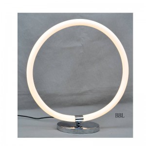 LED asztali lámpa akril kerek csővel