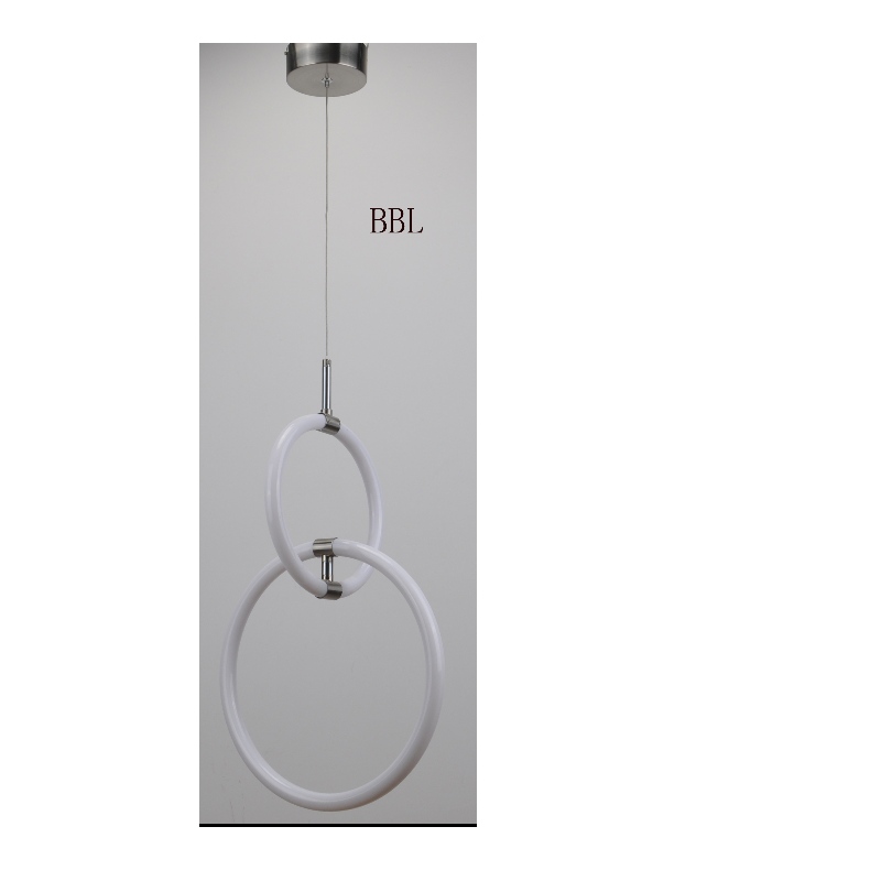 Forgatható akrilgömbös gyűrűvel ellátott LED -függő lámpa