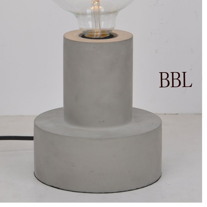 Asztali lámpa 2-fokozatú beton talppal