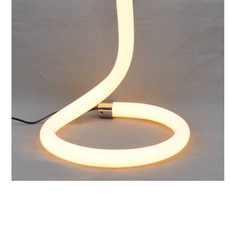 LED-es asztali lámpa akrilcsővel és árnyék nélkül